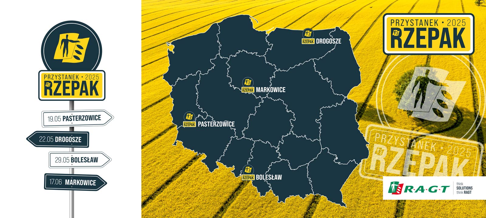 Przystanek Rzepak RAGT 2025. Harmonogram spotkań